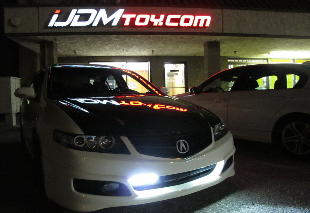 18W High Power 6 Osram LED Daytime Running Light Kit - Universal Fit for Cars & Trucks - Enhance Visibility & Safety for Daytime Driving