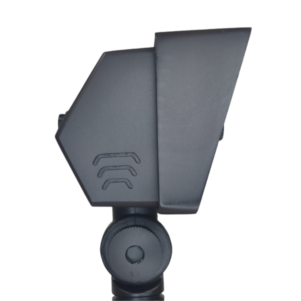 FPBCC04 Cast Brass 3CCT Adjustable 2W 7W Rectangular Built-In LED Flood Light - Low Voltage Outdoor Lighting Fixture for Garden, Pathway, and Landscape Illumination
