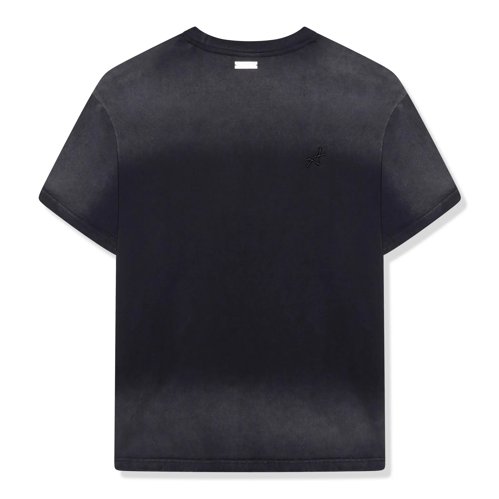 Amicci Levanto Washed Black T-Shirt for Men - Soft Cotton Casual Tee - Perfect for Everyday Wear, Gym & Street Style