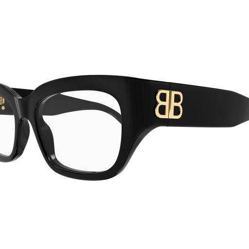 Balenciaga BB0363O Eyeglasses for Women & Men - Designer Square Frame Glasses with UV Protection - Perfect for Fashion, Work & Everyday Wear