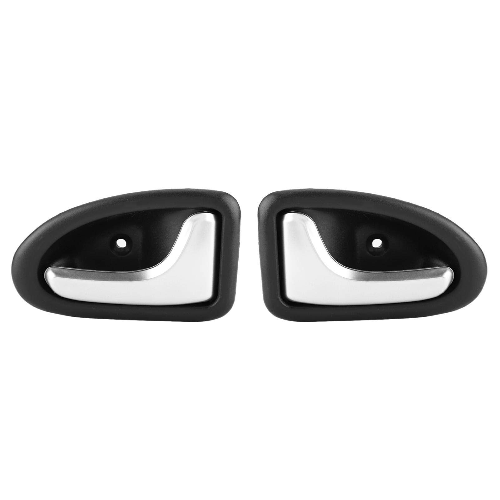 Premium Car Interior Door Handle Cover Trim Bowl - Electroplated Inner Handle Protector for Renault Clio Scenic Trafic (1 Pair) | Durable Accessory for Car Interior Protection & Style Enhancement