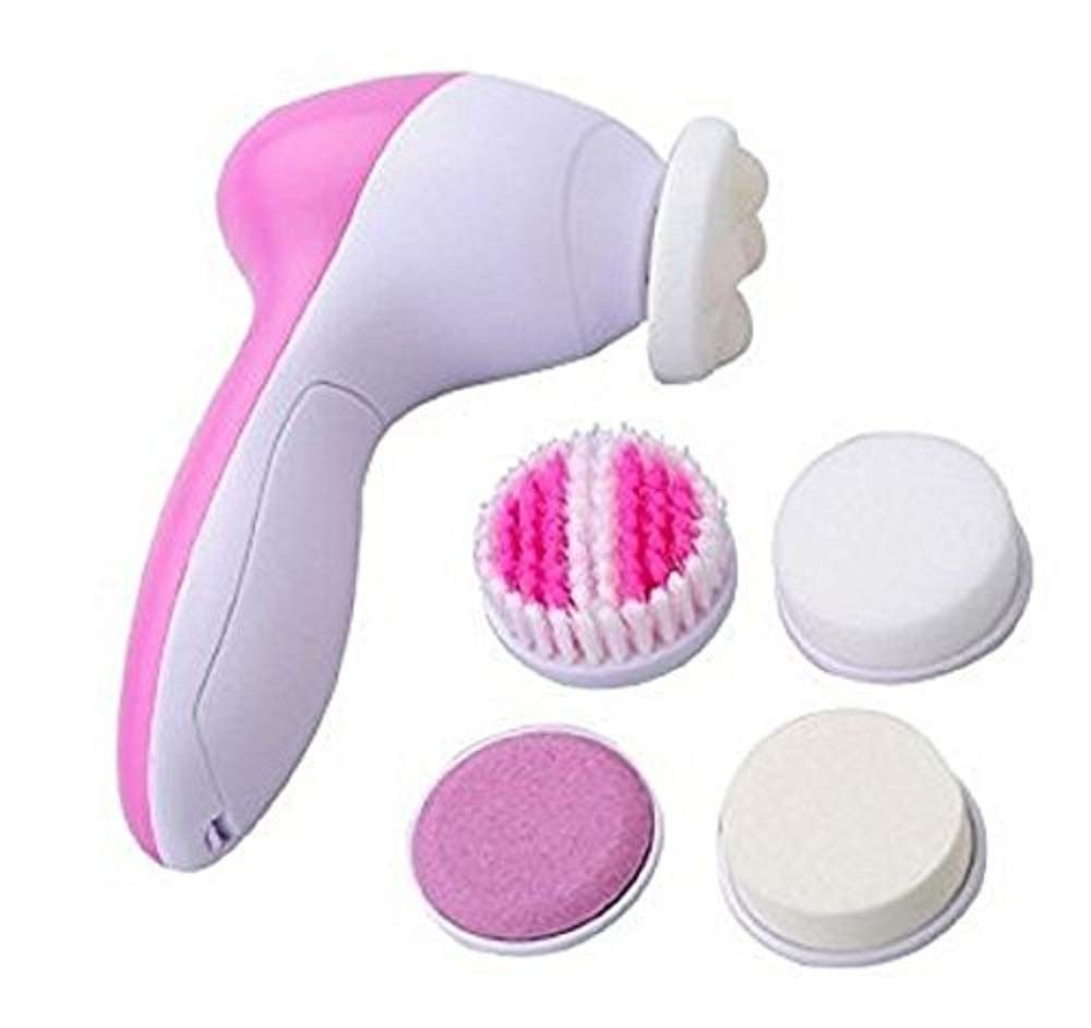 Twiclo 5-in-1 Facial Massager & Body Brush - Electric Skin Care Device for Deep Cleansing, Exfoliation & Anti-Aging | Perfect for Daily Skincare Routine, Spa Treatments & At-Home Beauty Regimen