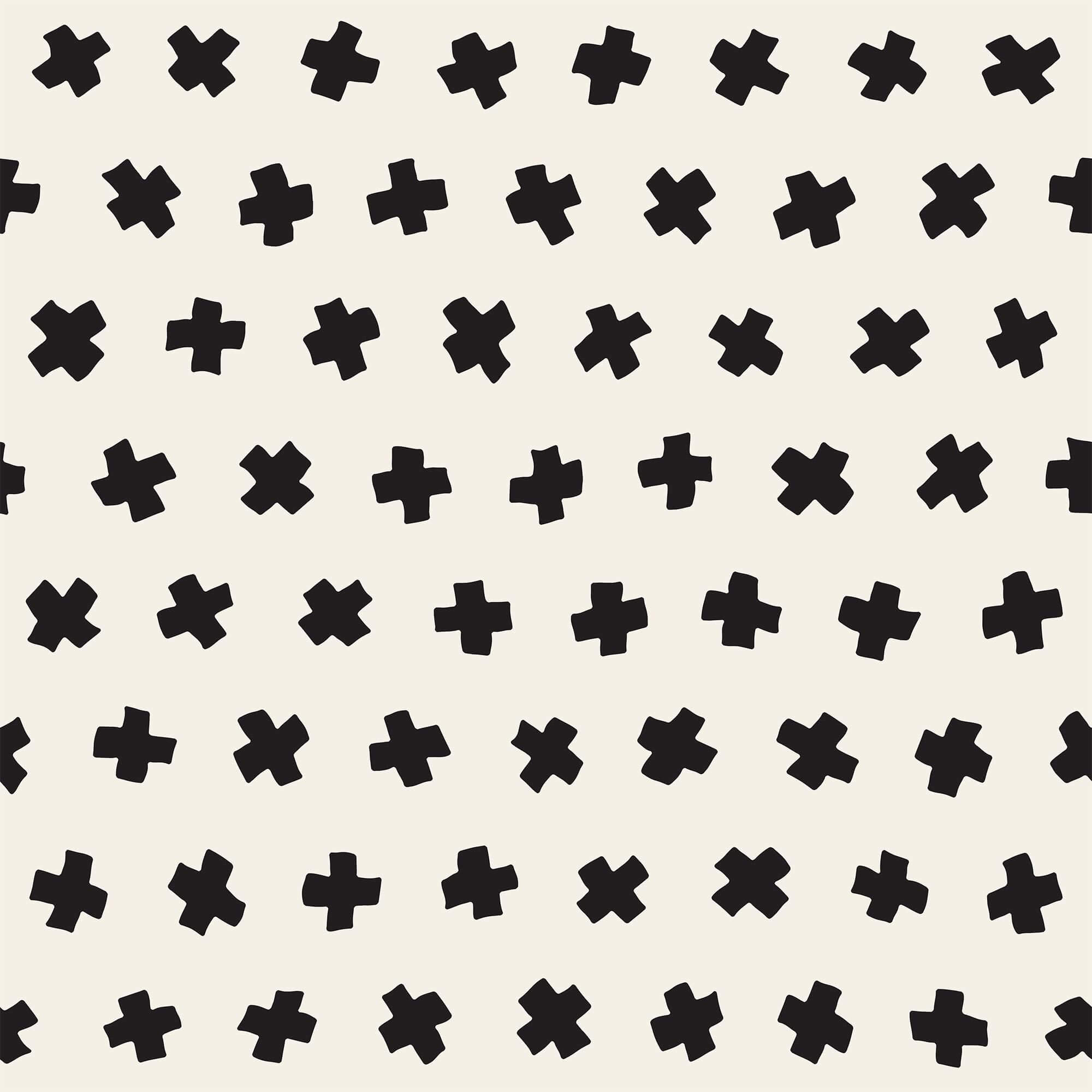 Black Geometric Peel and Stick Removable Wallpaper - Self-Adhesive Decorative Wall Covering for Bedroom, Living Room, Office & Home Decor