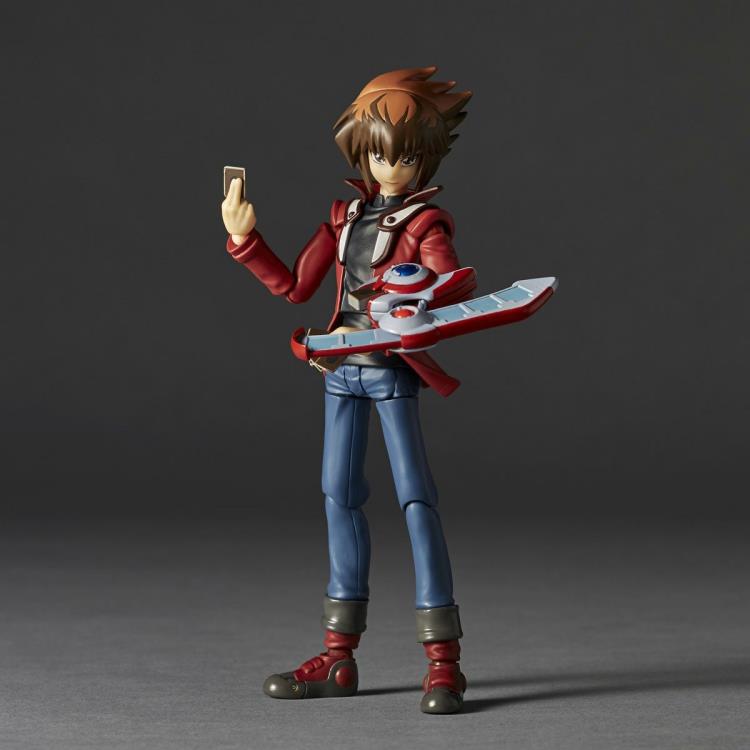 Amazing Yamaguchi Revoltech Figure Judai Yuki (Jaden Yuki) NR019 - Highly Articulated Anime Action Figure for Collectors - Perfect for Display, Photography, and Yu-Gi-Oh! GX Fans