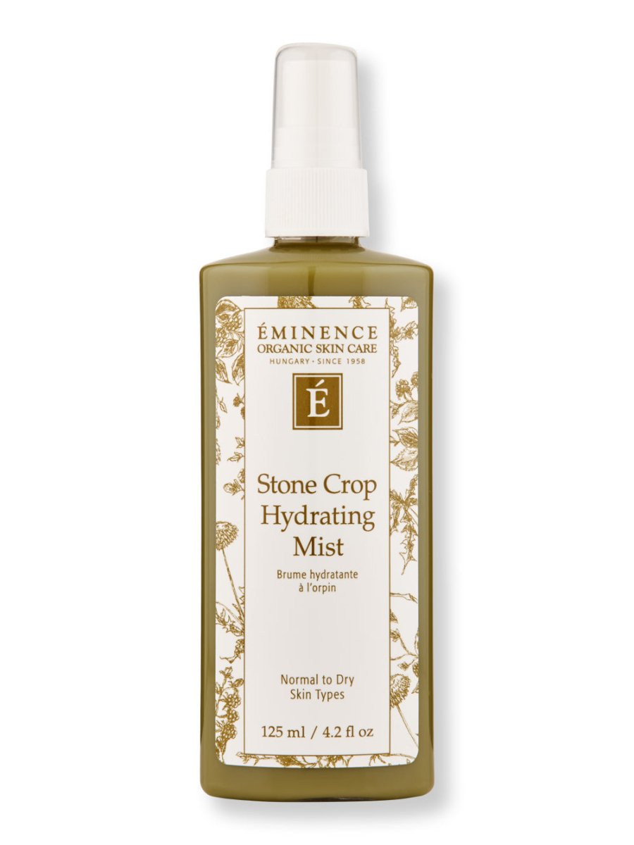 Eminence Organic Stone Crop Hydrating Face Mist 4.2 fl oz - Natural Vegan Skincare for Dry & Sensitive Skin - Perfect for Travel, Gym & On-The-Go Hydration