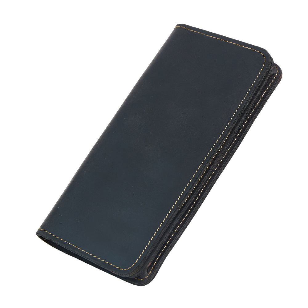 Premium Genuine Leather Wallet for Men - RFID Blocking, Slim Bifold Design - Perfect for Everyday Carry, Travel & Business (Brown)