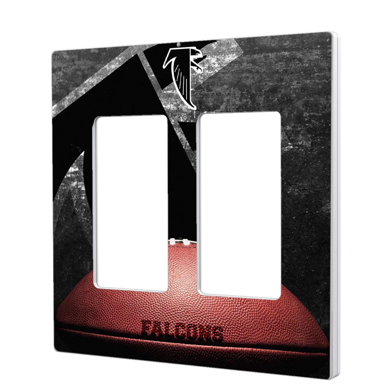 NFL Legendary Team Logo Double Rocker Light Switch Cover Plate - Perfect for Game Room, Man Cave, and Sports Themed Home Decor
