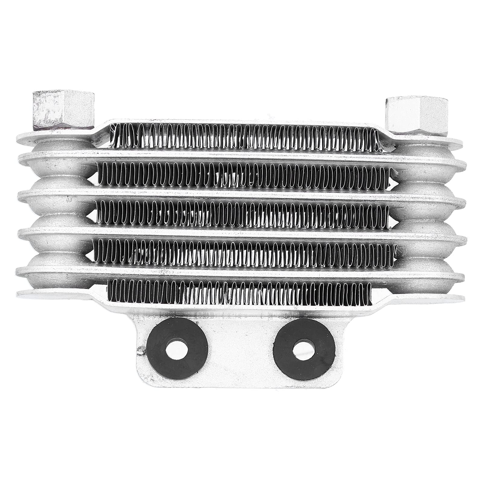 Universal Aluminium Alloy Engine Oil Cooler & Transmission Cooler for 125CC-250CC Motorcycles, Dirt Bikes & Pit Bikes (Silver) - Enhance Performance in Off-Road & High-Speed Riding