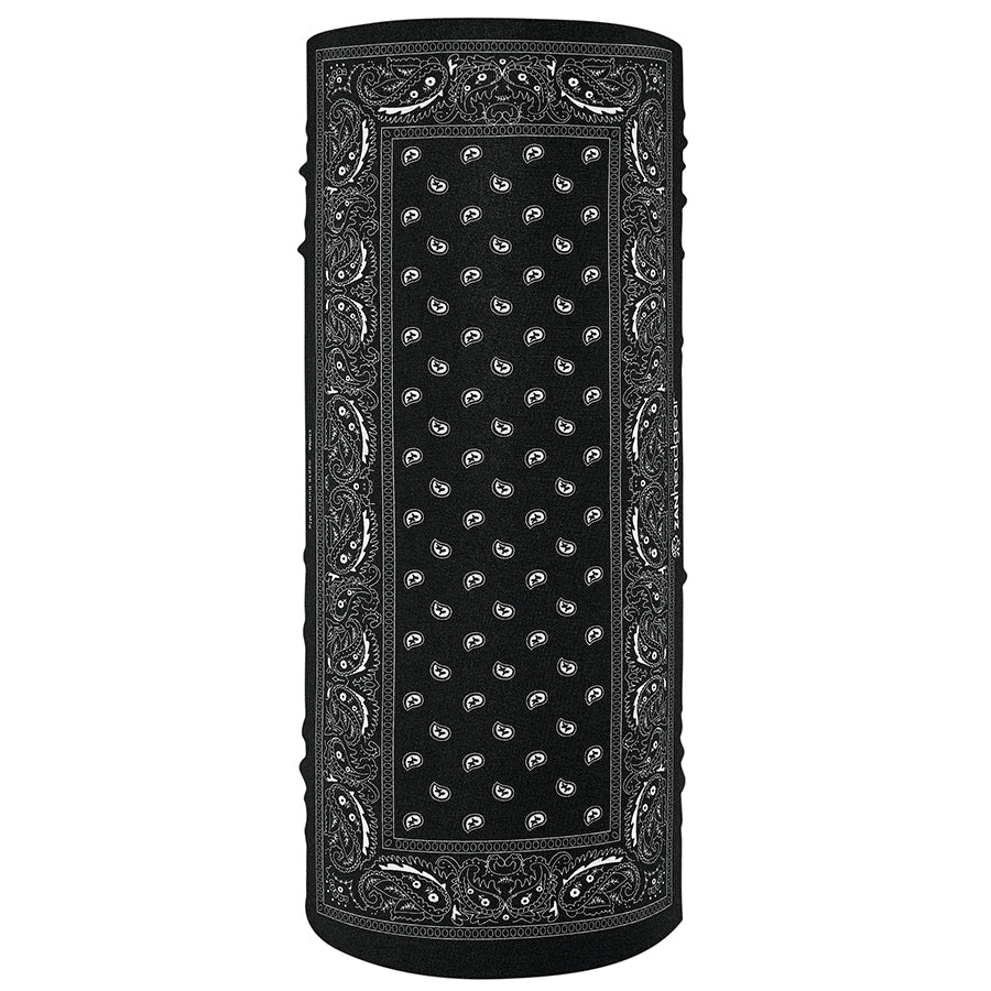 Black Paisley Motley Tube Scarf - Stylish & Versatile Fashion Accessory for Women & Men - Perfect for Casual Outfits, Parties, and Cold Weather Wear