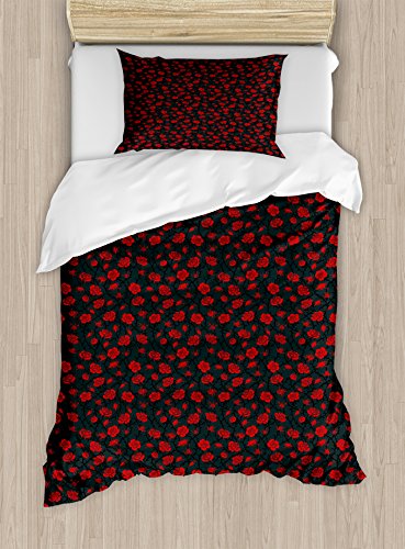 Charcoal Grey Black Red
