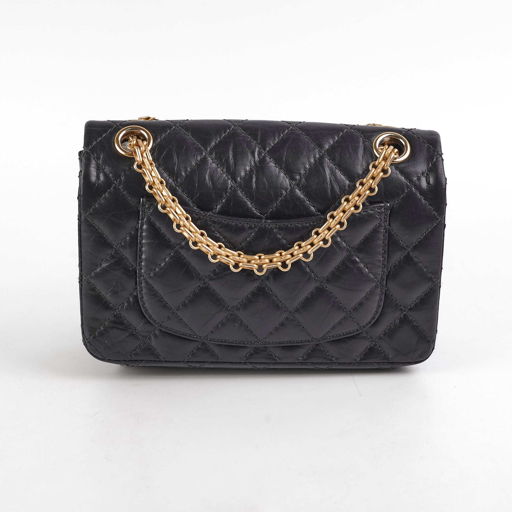 Chanel Mini Reissue 2.55 Classic Flap Bag in Black - Perfect for Evening Events, Date Nights & Luxury Fashion Collectors