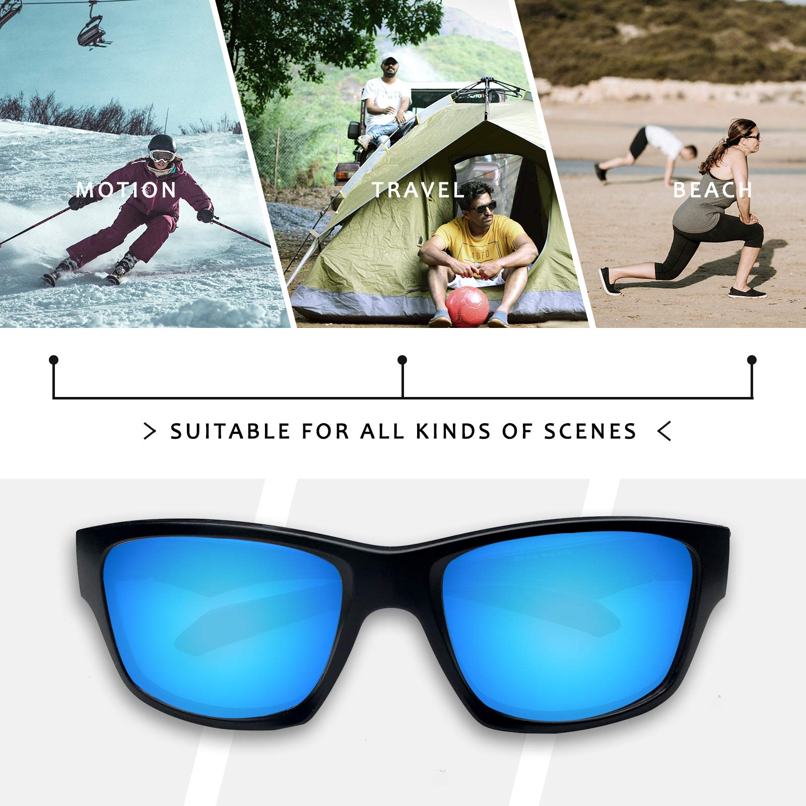 Oakley EV Zero Pitch OO9383 Replacement Lenses - Polarized Sunglass Lens Set for Sports & Outdoor Activities - Cycling, Running, Hiking