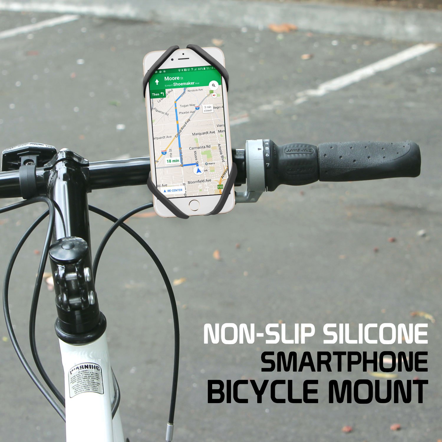 **Universal Bike Phone Mount Holder for Motorcycle & Bicycle - Compatible with iPhone, Samsung Galaxy, Google Pixel, Motorola - Secure & Adjustable (Blue) - Perfect for Cycling, Commuting & Outdoor Adventures**