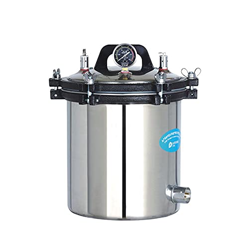 24L Portable Autoclave Pressure Steam Sterilizer for Medical, Dental, Tattoo & Lab Equipment - Compact & Efficient Sterilization Solution for Clinics, Salons & Home Use