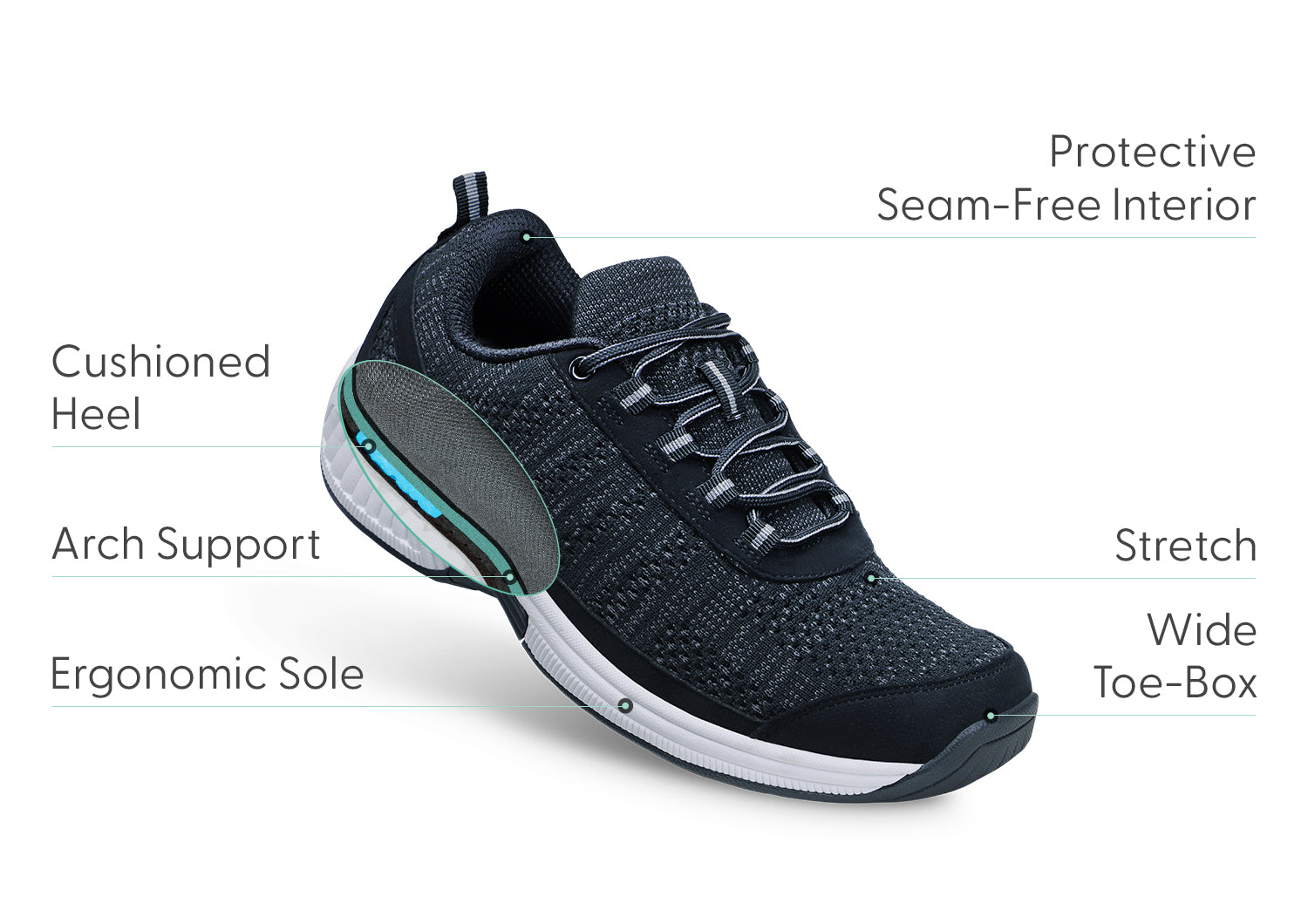 Lava Athletic Shoes for Men & Women - Lightweight Running Sneakers with Cushioning for Gym, Jogging & Workouts - Breathable Mesh & Non-Slip Sole