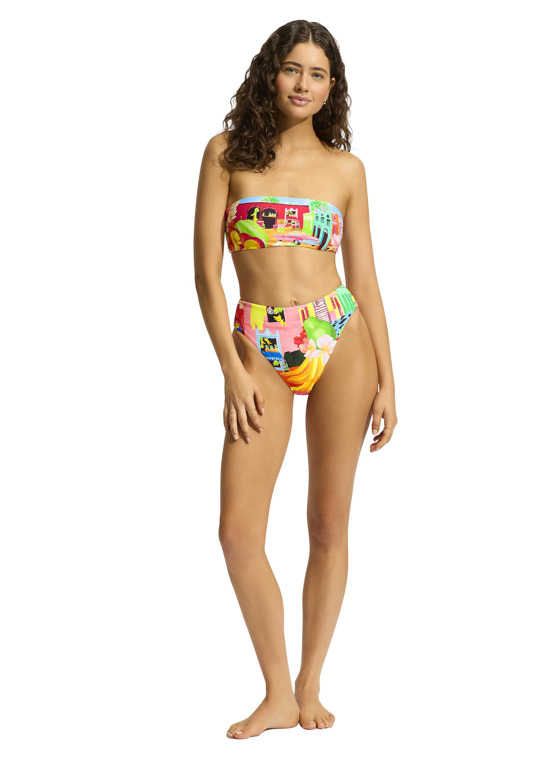 Seafolly Women's Bandeau Tube Bikini Top - Sexy Push Up Swimwear for Beach & Pool | Summer Vacation Essentials