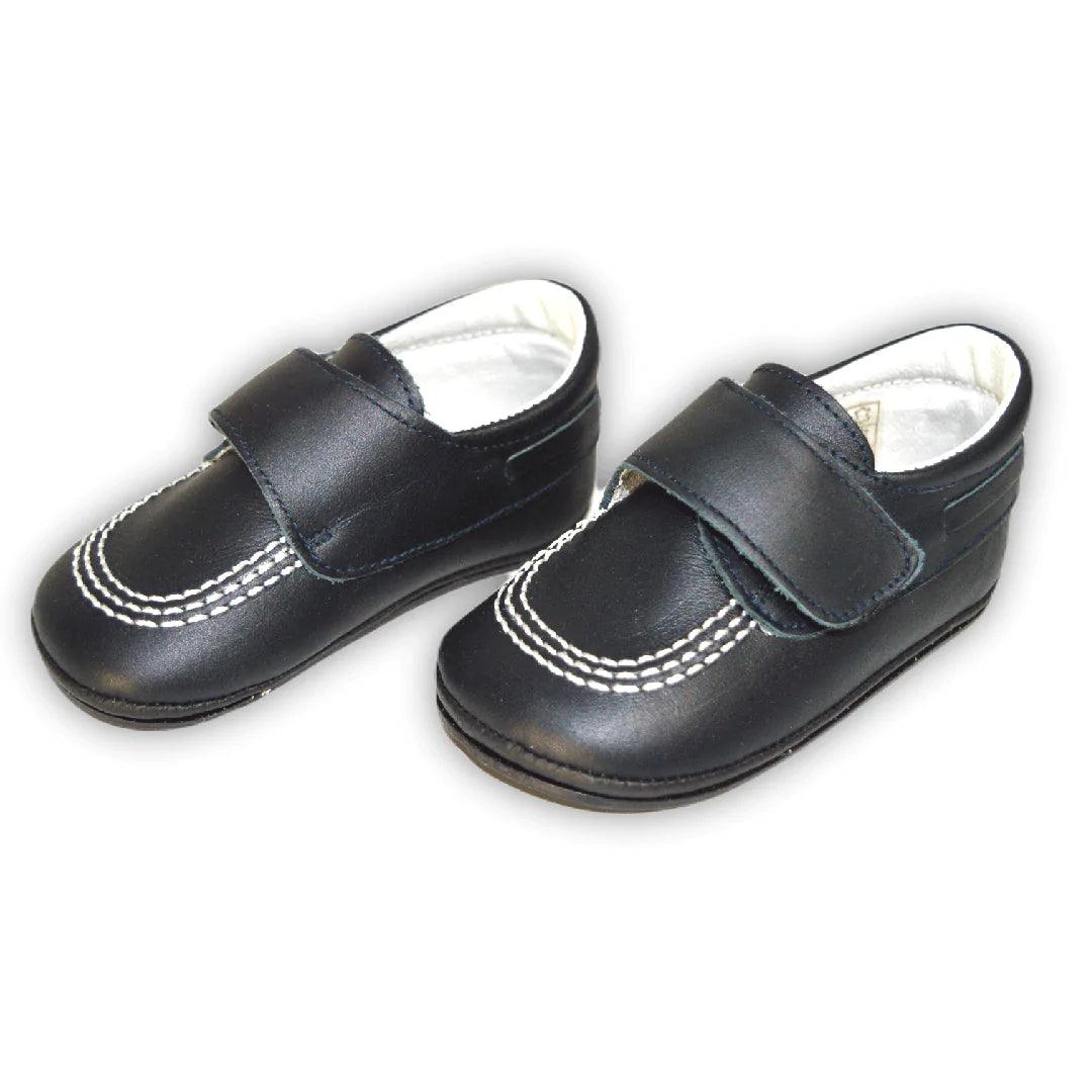 Premium Baby Boy Baptism Hard Sole Shoes - Handcrafted in Spain - Perfect for Christenings, First Communions & Special Occasions