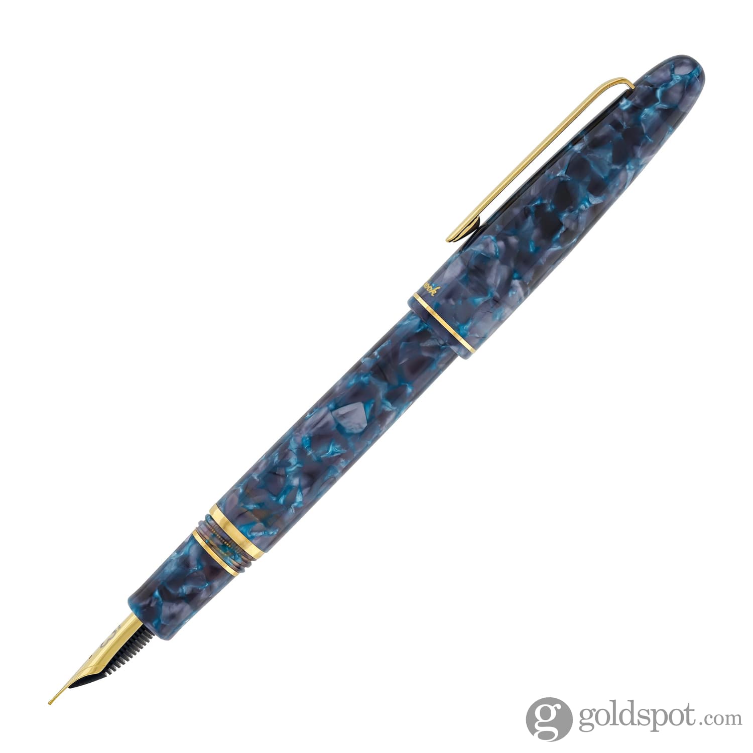 Esterbrook Estie Fountain Pen - Blue Moon with Gold Trim, Cartridge/Converter Filling System - Perfect for Writing, Journaling & Calligraphy