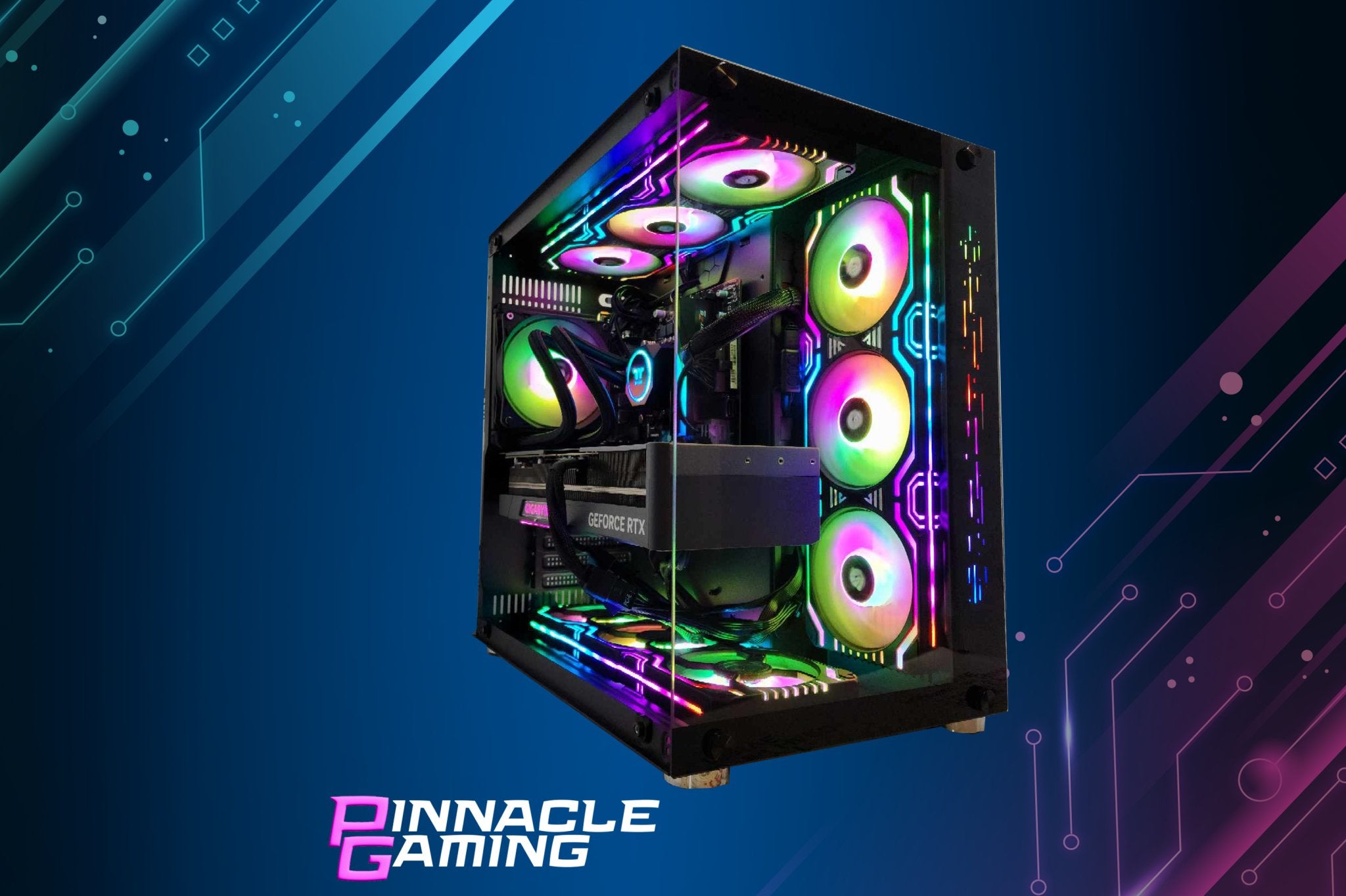 Custom Gaming PC Desktop Computer - Intel Core i7, NVIDIA GeForce RTX 5070, 2TB M2 SSD, 32GB DDR5 RAM, VR Ready, B760 Motherboard - Ultimate Gaming & Streaming Setup for Esports & 4K Gaming