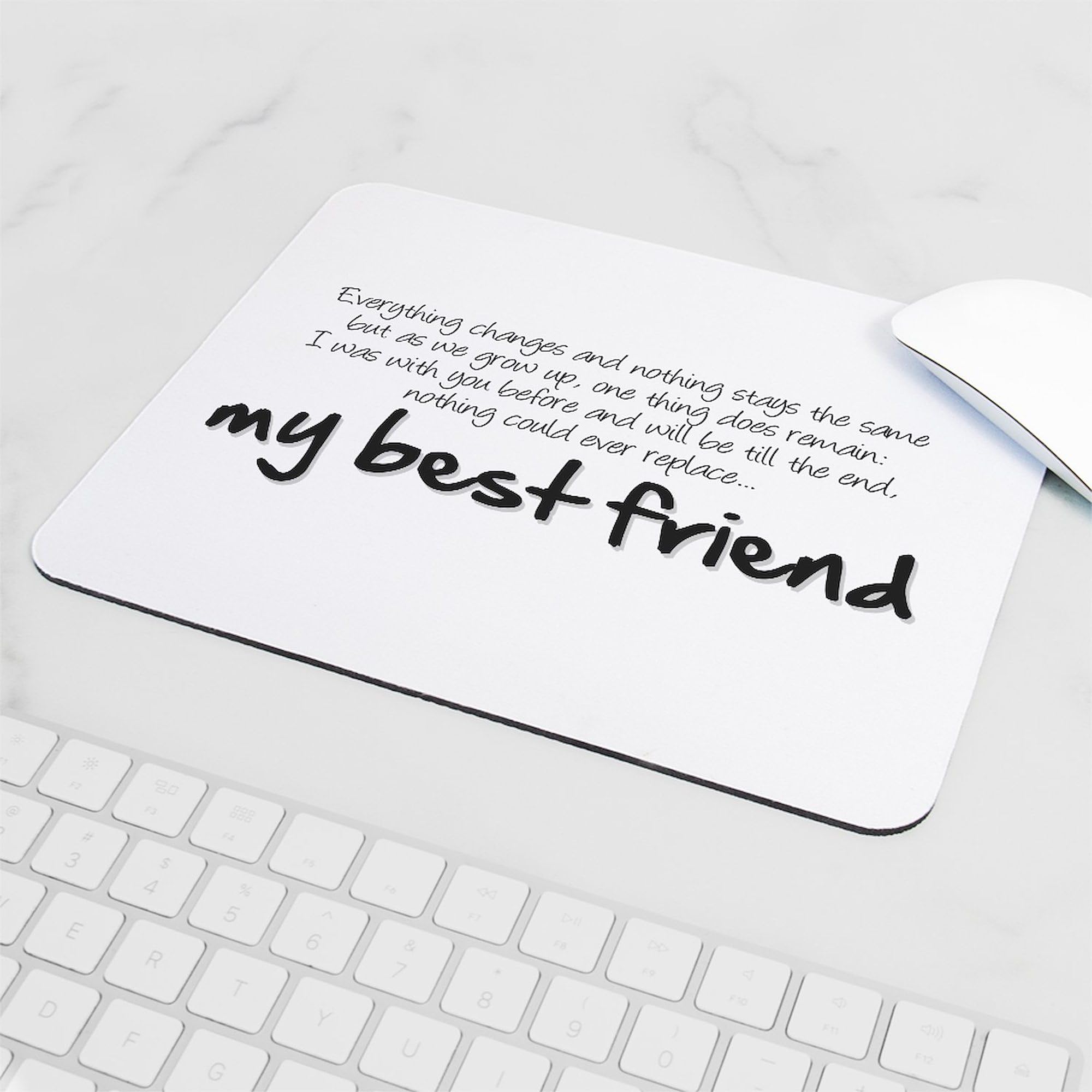 CafePress Non-Slip Rubber Gaming Mousepad for Best Friend - Perfect for Office, Home, and Gaming Setups