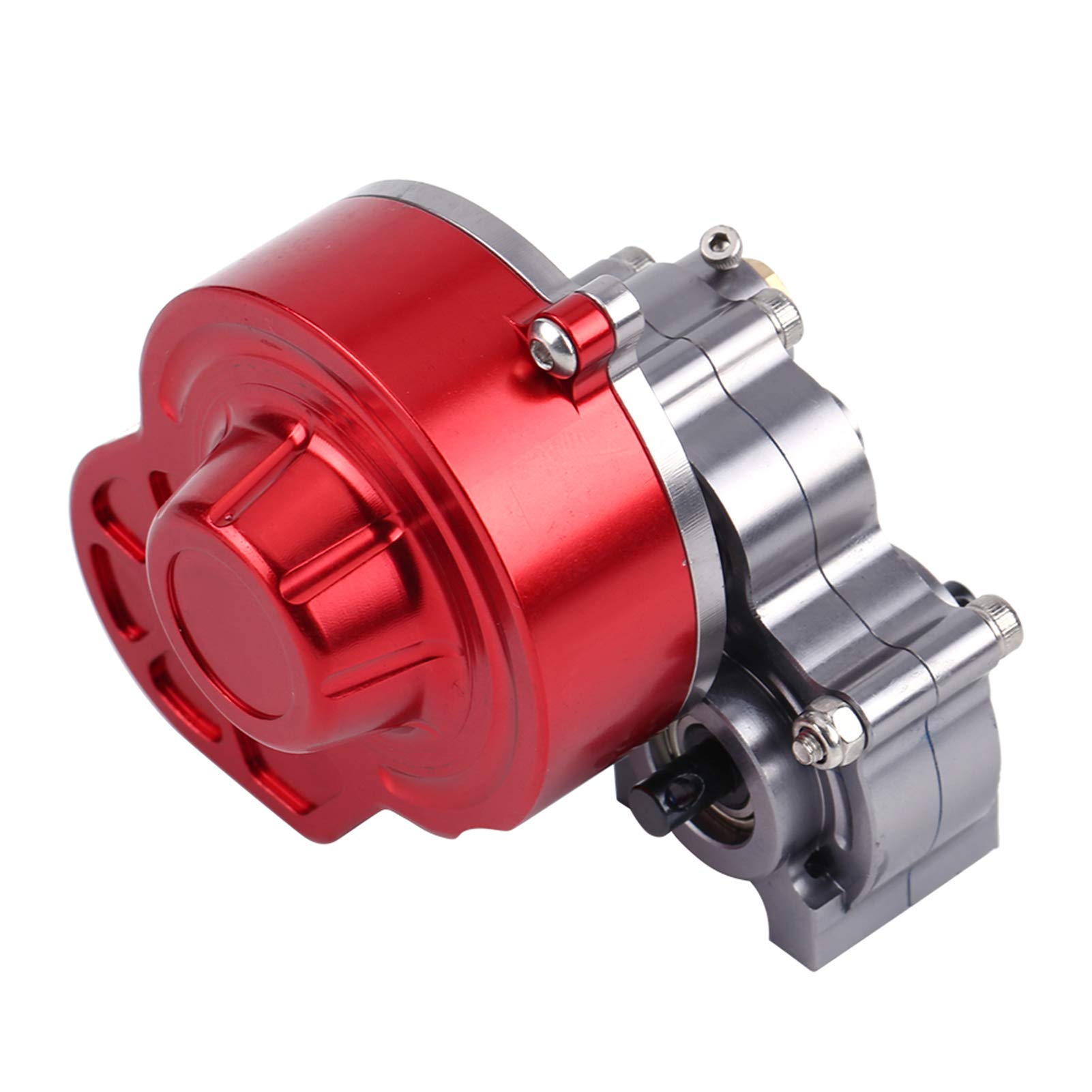 1/10 Scale Aluminum Alloy RC Car Transmission Gearbox for SCX10 Crawler - Complete Upgrade Kit with Gears | Durable Off-Road Performance for RC Crawling & Trail Adventures