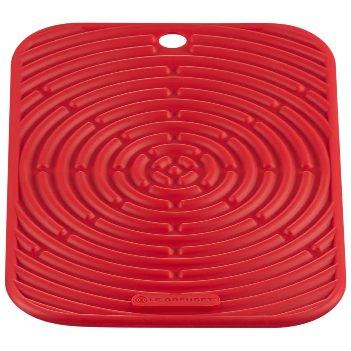 Le Creuset Silicone Rectangular Cool Tool - Heat-Resistant Kitchen Utensil for Baking, Cooking & Serving (Cherry Red) | Perfect for Hot Pans, Grilling & Food Prep