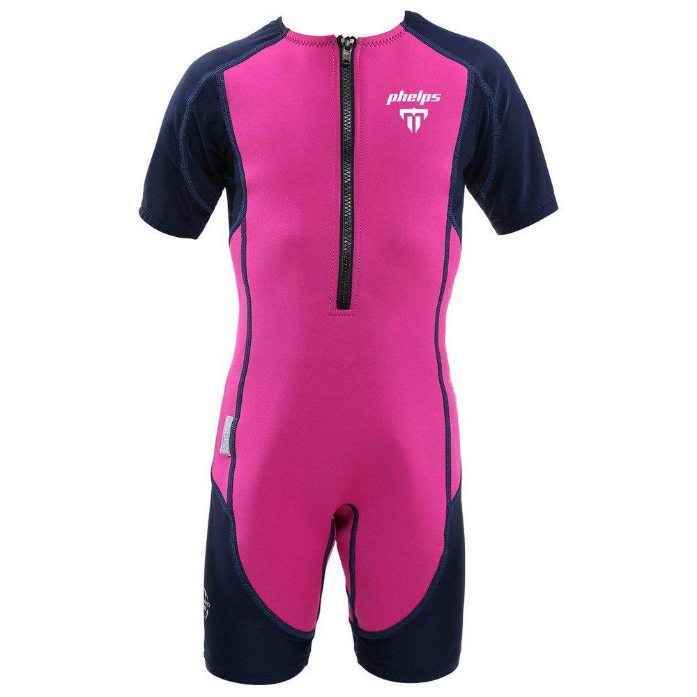 AquaSphere Stingray HP2 Junior Wetsuit for Kids - Pink | Youth Swimming & Surfing Wetsuit | Perfect for Pool, Beach & Water Sports