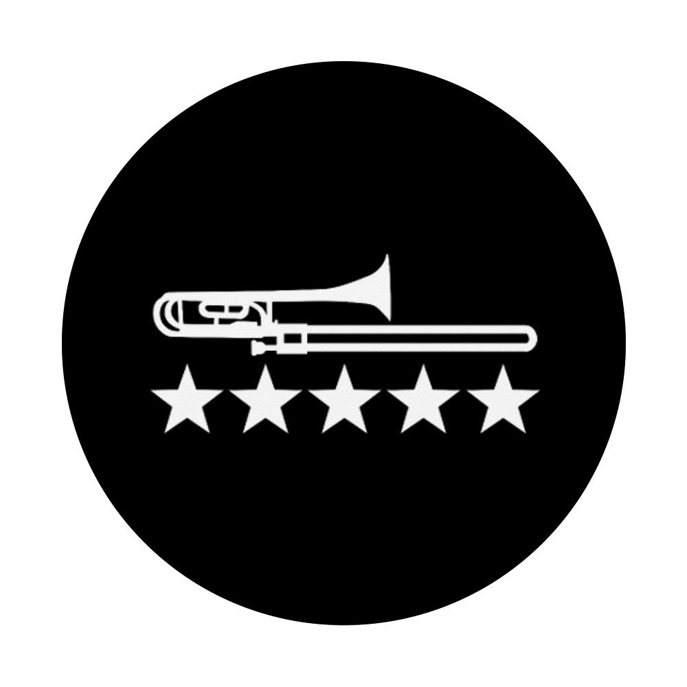 Trombone Stars PopSockets - Expandable Phone Grip & Stand for iPhone, Samsung, Tablets | Secure Hold for Gaming, Photos, Videos