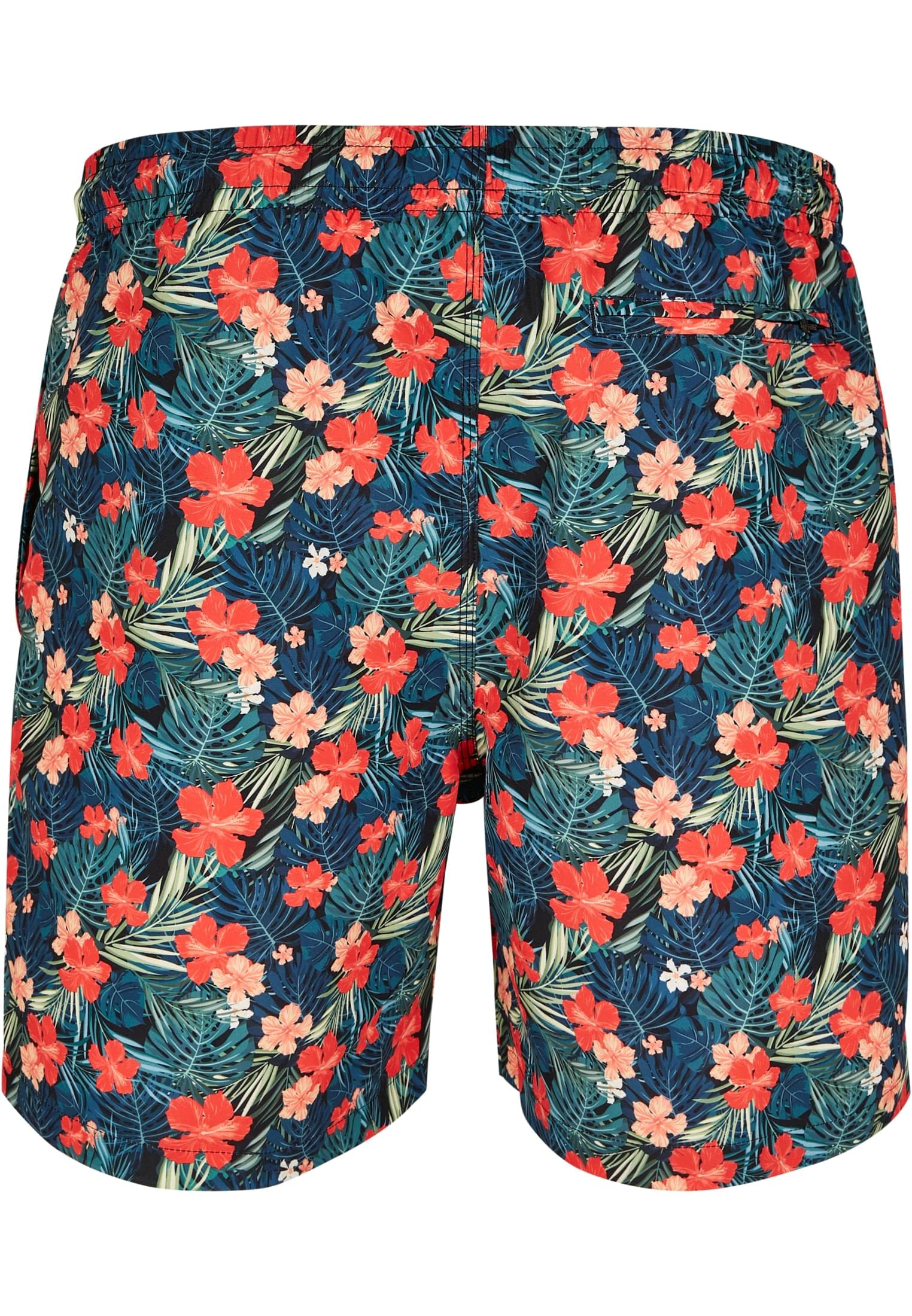 Men's Tropical Pattern Swim Shorts - Quick Dry, Comfortable Beach Swimwear for Summer Vacation & Pool Party - XXL