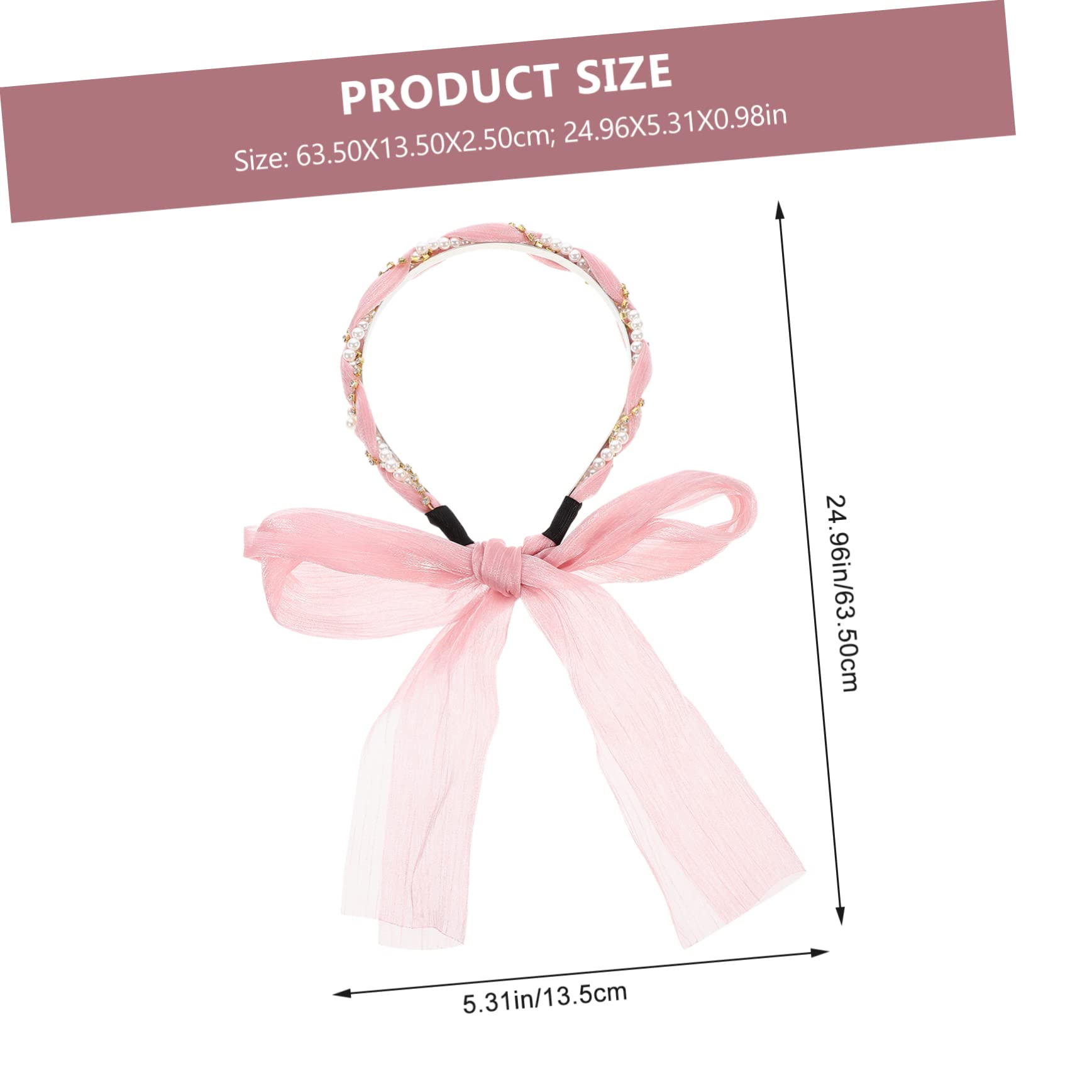 FRCOLOR 2 Pack Women's Hair Accessories Set - Bow Headbands & Pearl Hair Clips for Women & Girls, Perfect for Face Washing, Bridal, Party, and Everyday Use
