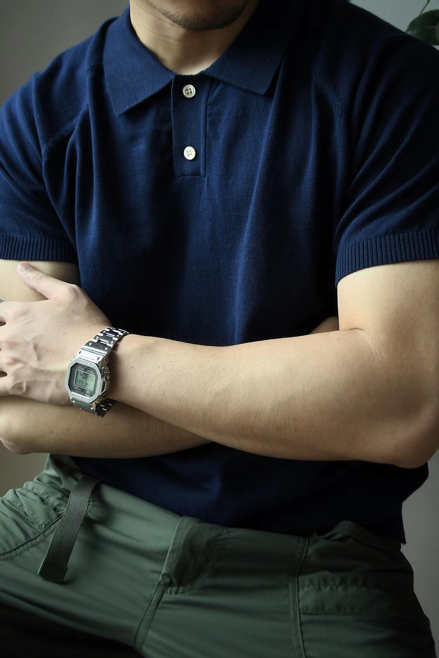 Men's Golf Polo Shirt - Moisture Wicking, UV Protection & Breathable Performance Shirt for Golf, Tennis & Casual Wear