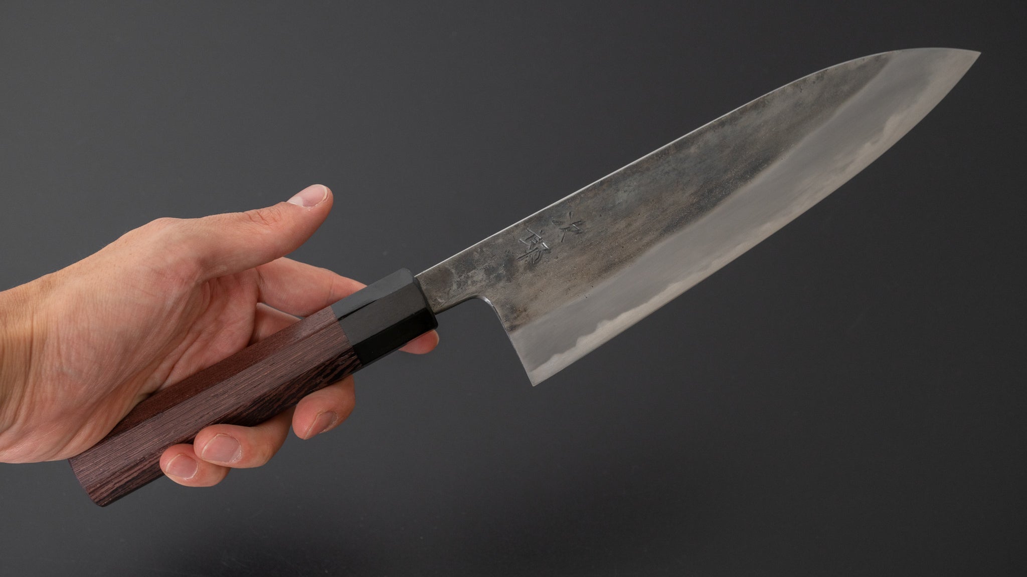 Jiro Tsuchime Wa Gyuto 210mm Japanese Chef Knife - Taihei Tagayasan Handle (#145) - Perfect for Sushi, Sashimi & Precision Cutting