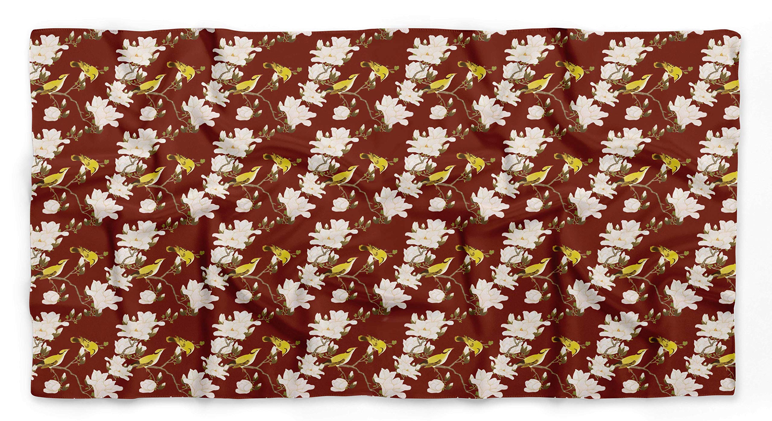 Bimba Printed Pure Silk Scarf for Women - Elegant Hair Neck Head Bandana Wrap - Perfect for Office, Party, Wedding & Travel Accessories