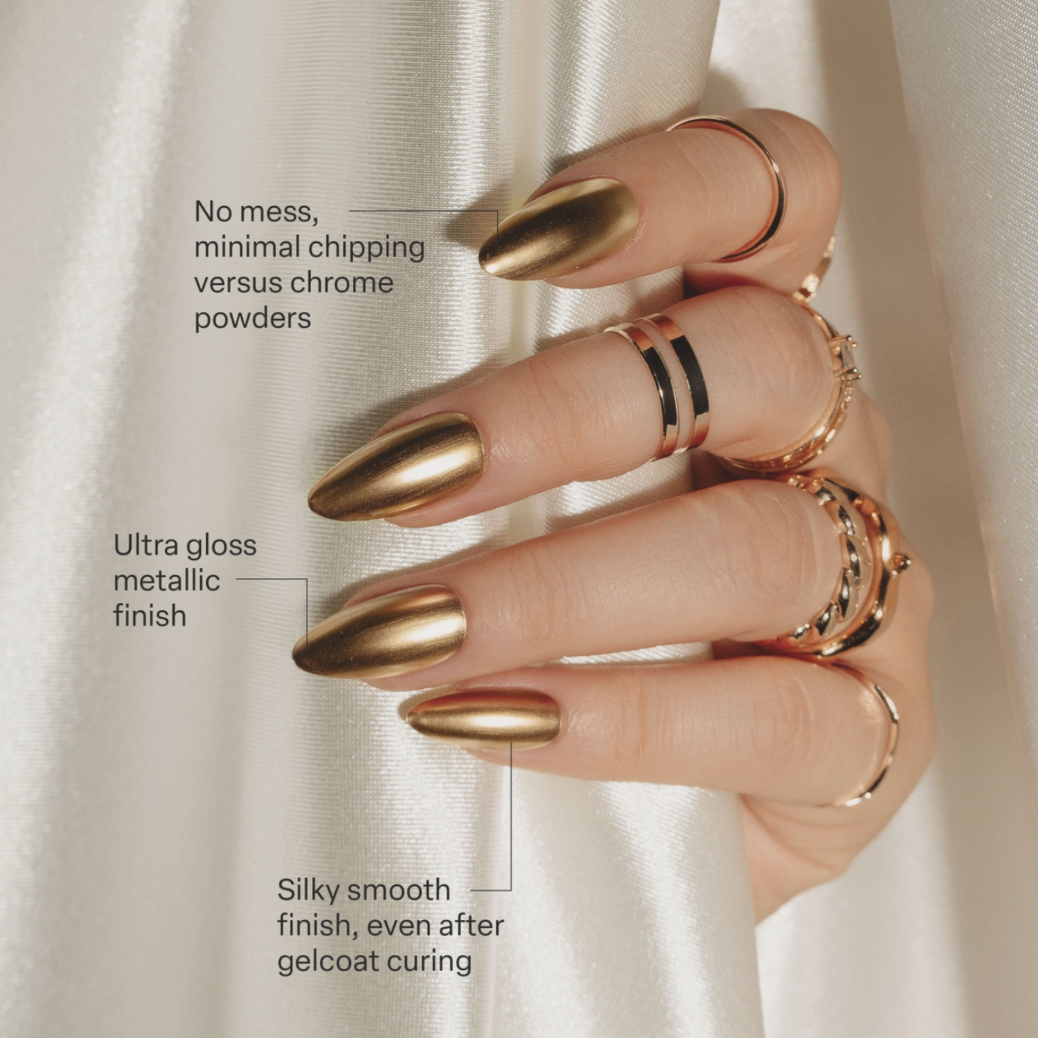 Apres Silk Cover 15ml Gel Nail Polish - 807 Champagne Darling, Long Lasting & Chip Resistant, Salon Quality Manicure at Home | Perfect for Weddings, Parties & Special Occasions