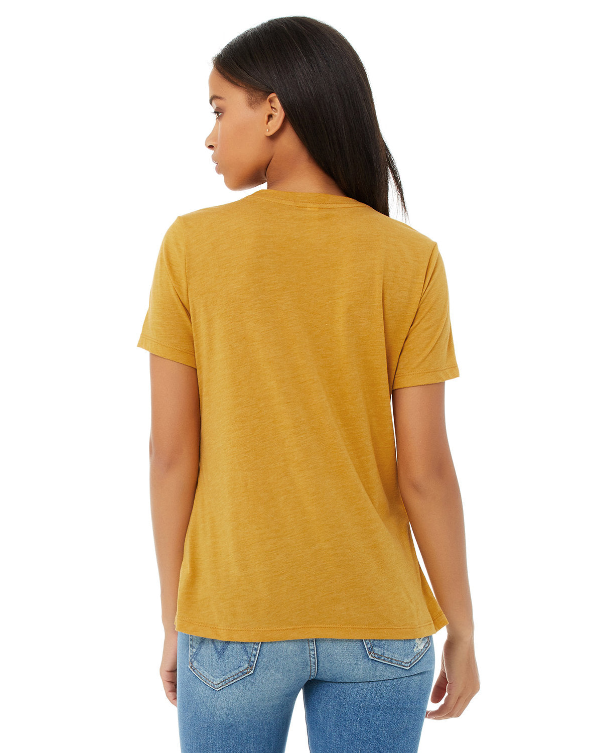 Bella + Canvas 6413 Women's Relaxed Fit Triblend T-Shirt - Soft Comfortable Casual Tee for Everyday Wear, Gym, Yoga & Lounge