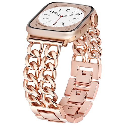 Double Chain Rose Gold