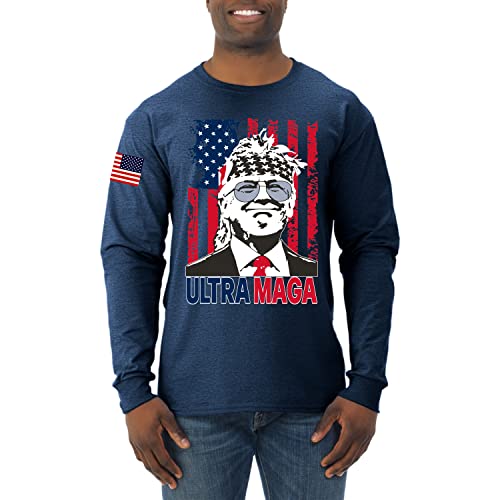 Vintage Heather Navy Ultra Maga