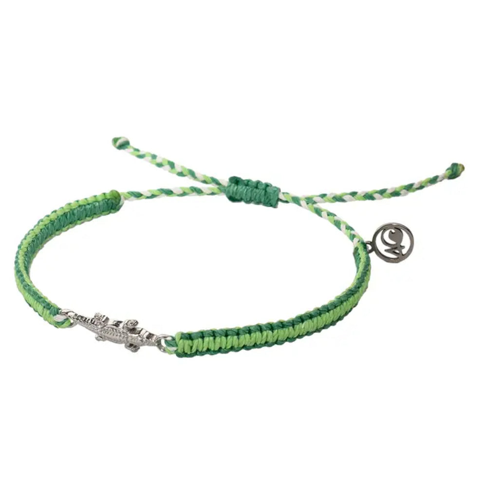 4Ocean Respect the Locals American Alligator Bracelet - Eco-Friendly Beaded Bracelet for Men & Women, Sustainable Fashion Accessory for Ocean Conservation, Perfect for Beach, Travel & Everyday Wear