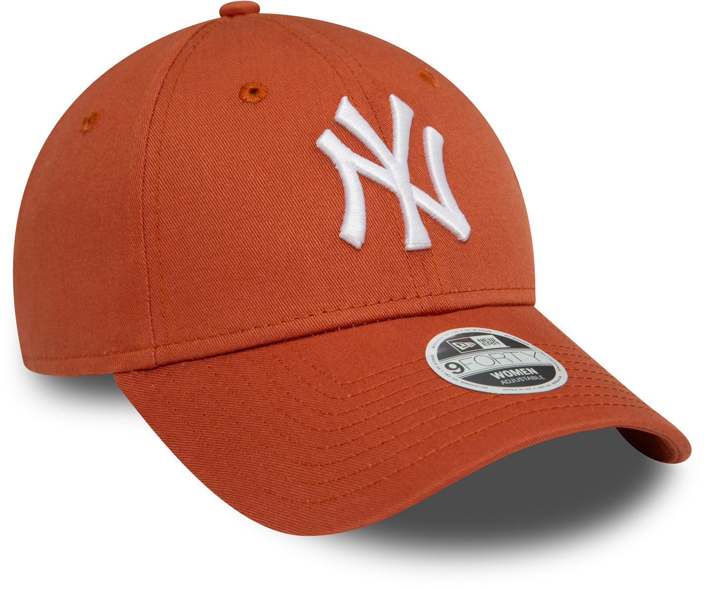 New York Yankees New Era 9Forty Essential Terracotta Baseball Cap for Women - Adjustable Snapback Hat for Baseball Fans, Streetwear & Outdoor Activities