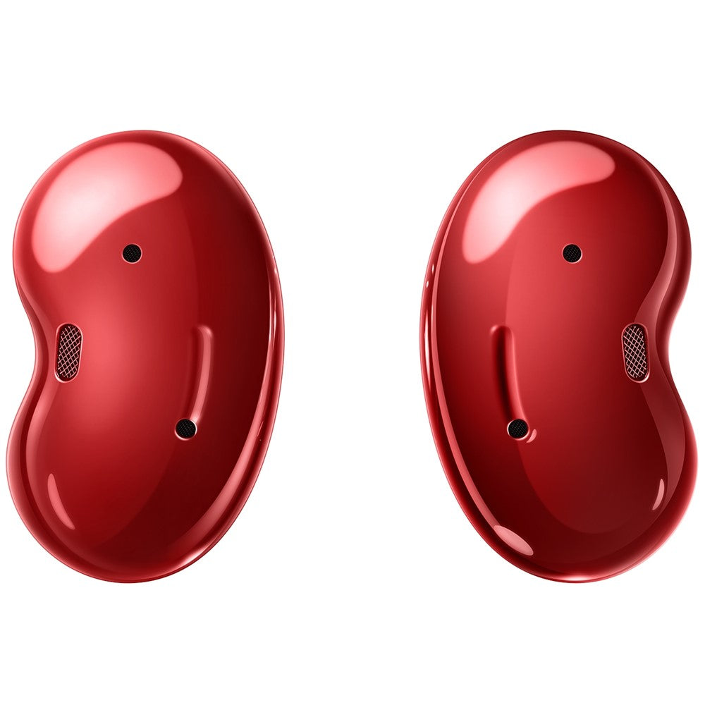 SAMSUNG Galaxy Buds Live SM-R180 Wireless Bluetooth Earbuds with Active Noise Cancelling (ANC) - Renewed Like New Mystic Red Limited Edition - Compatible with iOS & Android - Perfect for Workouts, Commuting & Travel