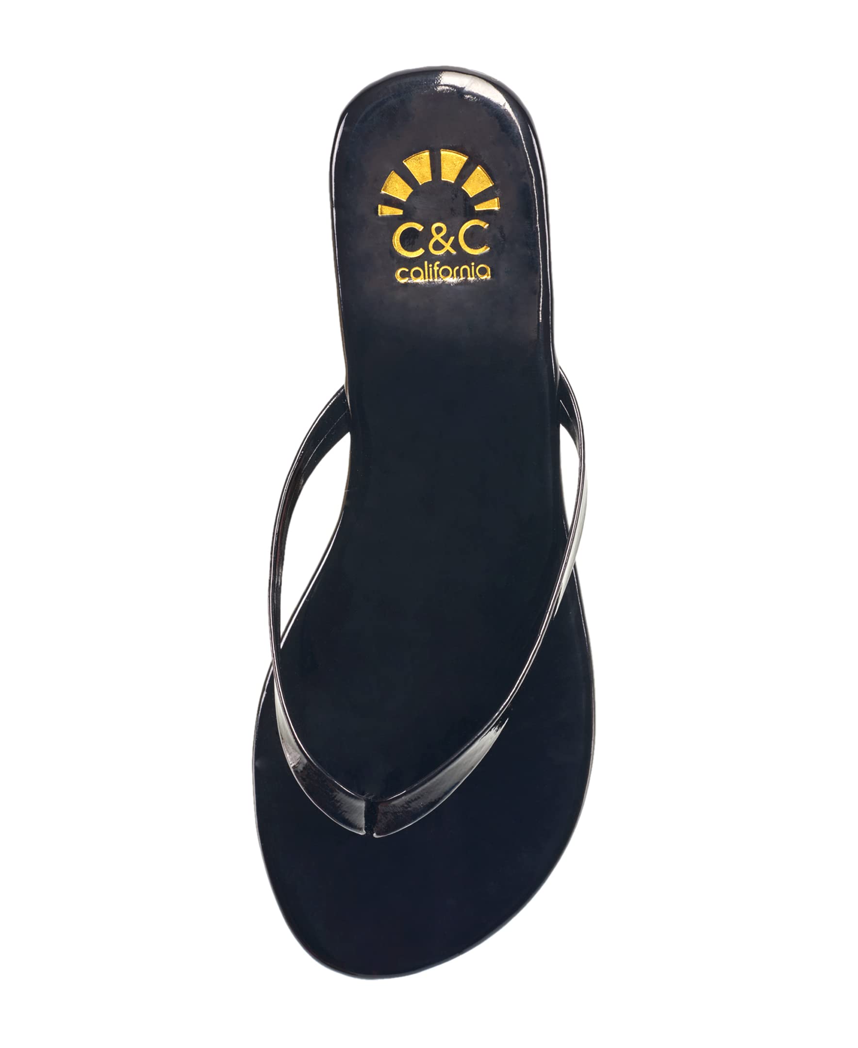 C&C California Women's Flip Flops - Comfortable Thong Sandals for Beach, Pool & Summer Vacations | Slip-On Casual Slippers with Fashionable Design | Perfect for Outdoor Activities, Travel & Relaxation