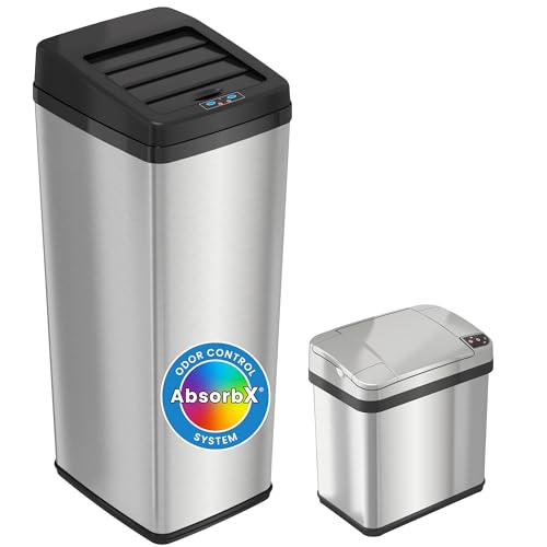 Brushed Silver 2.5 Gal and Silver 14 Gal Sensor