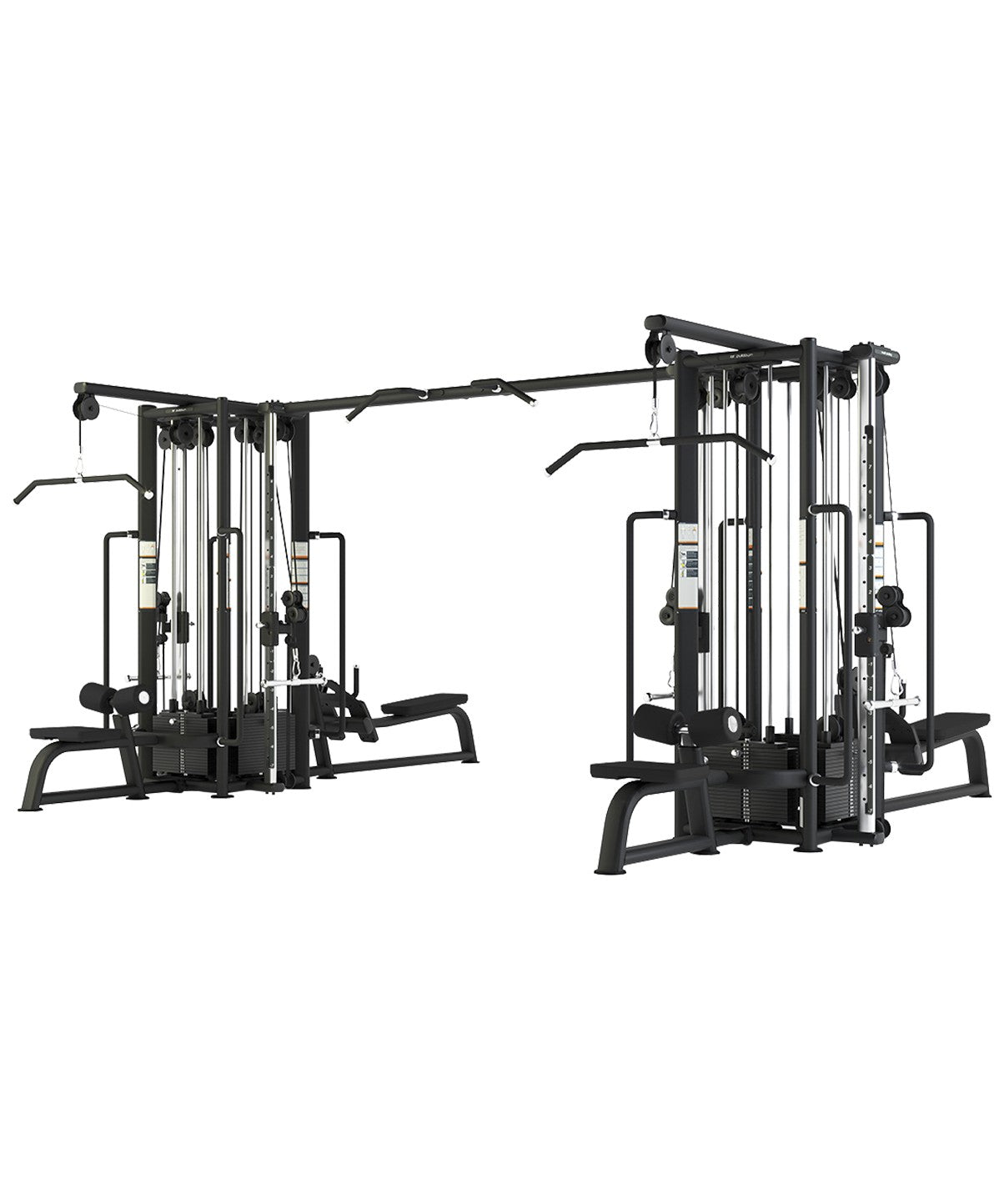 Club Line Eight Station Weight Stack Towers - Heavy Duty Home Gym Equipment for Strength Training & Muscle Building | Perfect for Home Workouts & Commercial Gyms