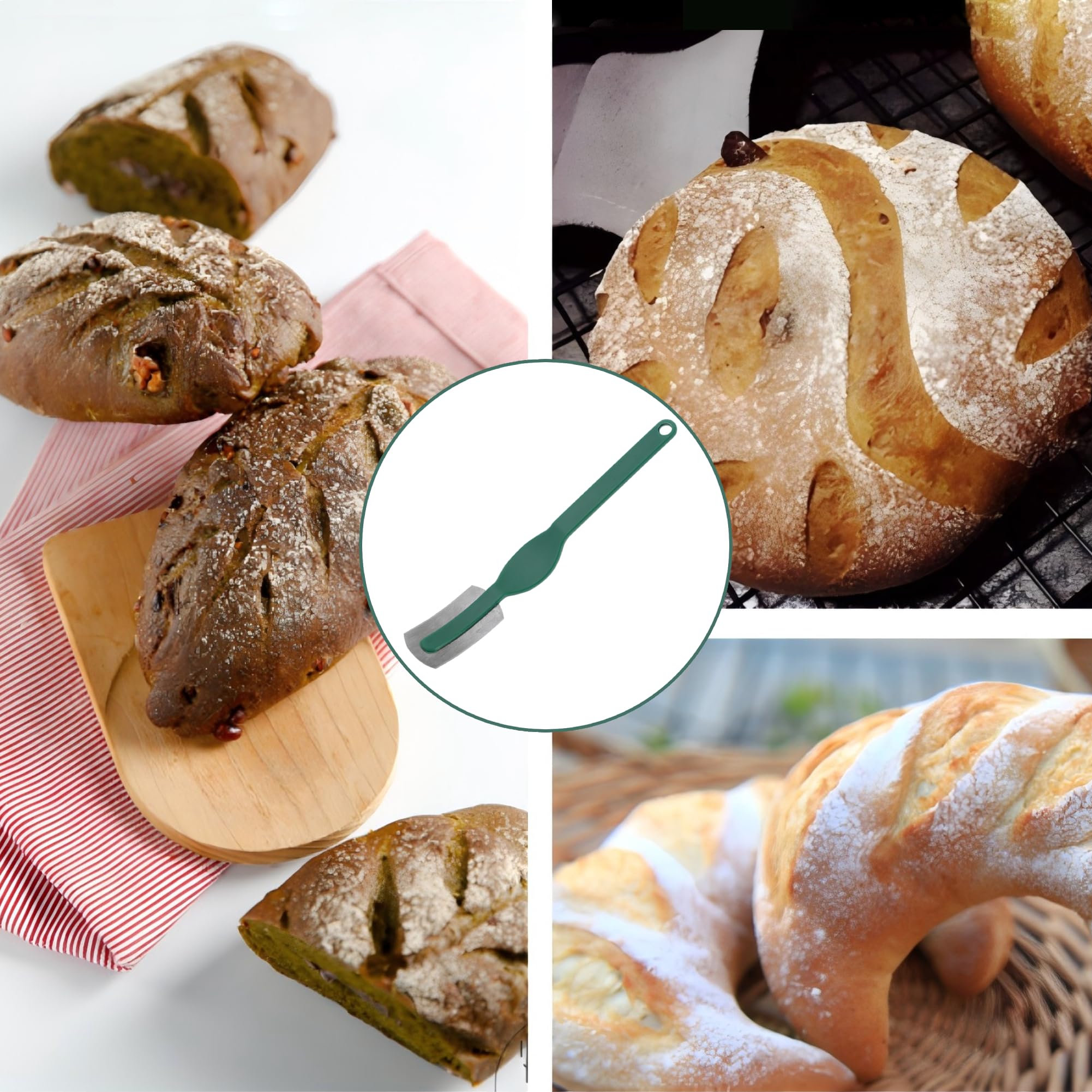 AUNMAS Bread Lame - Professional Dough Scoring Knife with Fixed Blade for French Bread Baking | Perfect for Home & Commercial Bakers | Ideal for Artisan Sourdough, Baguettes & Homemade Bread Making