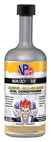 VP Racing 2838 Diesel All-In-One Fuel Conditioner - 16oz (9 Pack) | Improves Engine Performance, Cleans Injectors & Stabilizes Fuel | Ideal for Trucks, Boats & Heavy Equipment