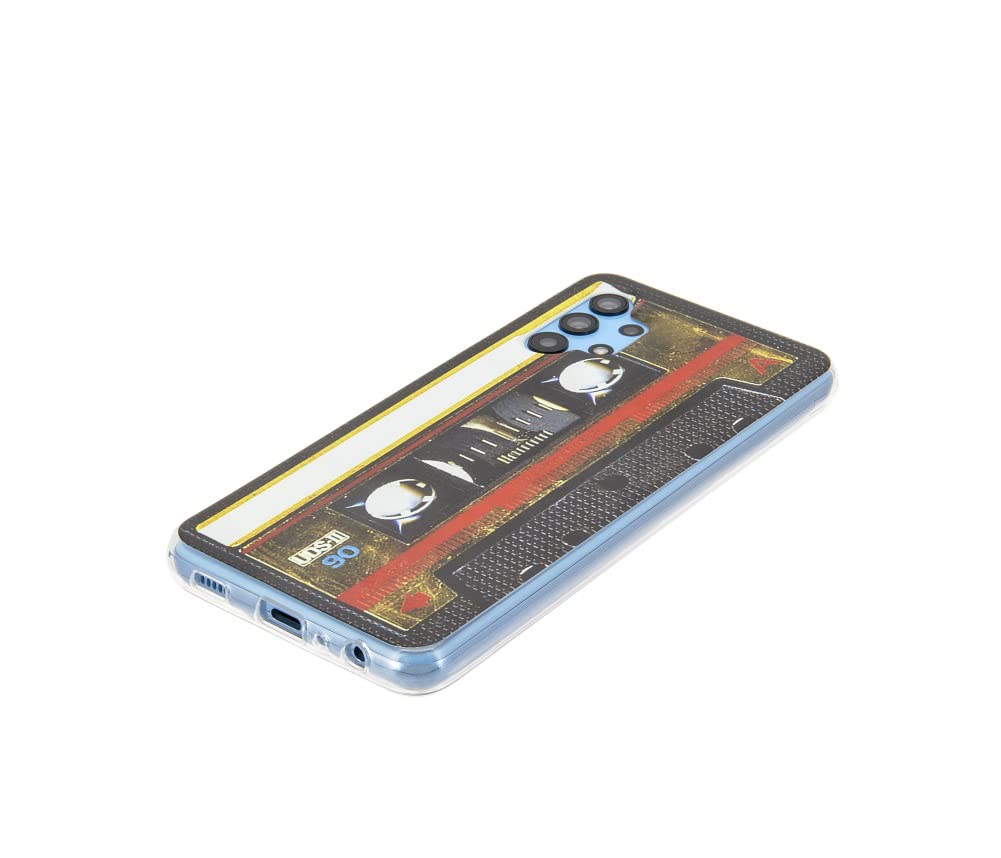 Retro Mixtape Cassette Phone Case for Samsung Galaxy A32 5G - Soft TPU Protective Cover with Unique Music Design (6.5 Inch) - Perfect Gift for Music Lovers & 90s Nostalgia Fans