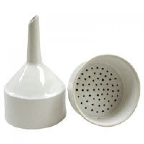 Premium 3 Inch BUCHNER FUNNEL with Thick Stem - High-Quality Glass Filtration Funnel for Chemistry Labs, Essential Oil Extraction & Scientific Experiments - Perfect for Home Brewing, Distilling & Laboratory Use