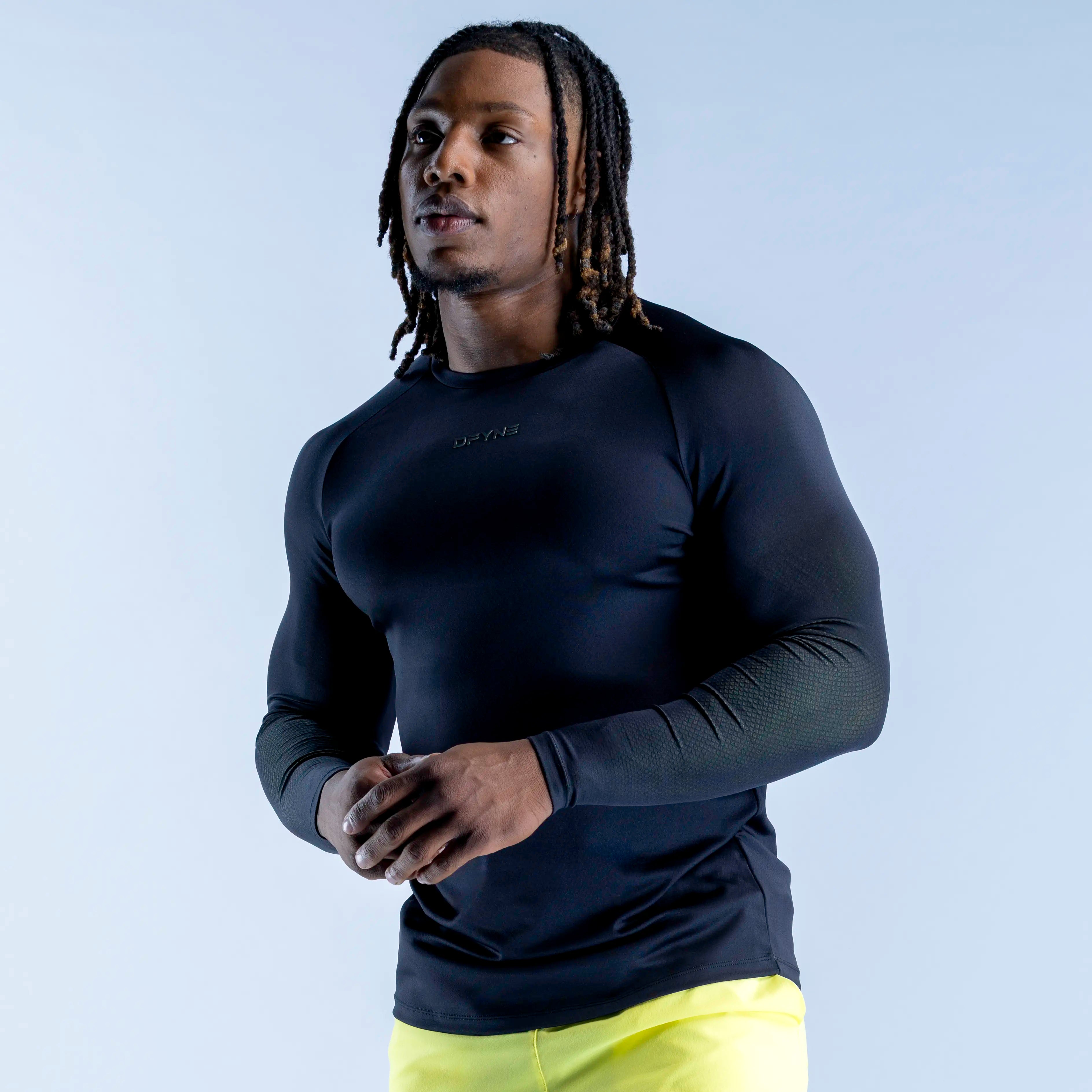 Unbound Long Sleeve Workout Shirt for Men & Women - Moisture Wicking Gym Tee for Running, Yoga & Fitness Training
