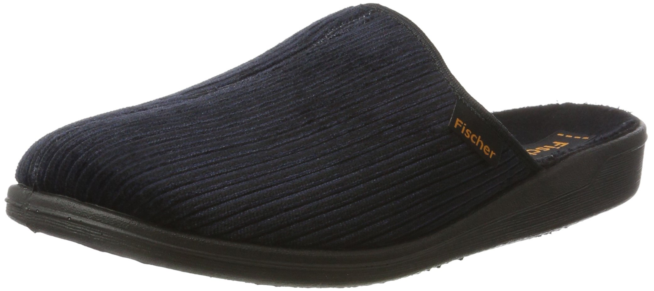 Fischer Men's Open-Back Slippers - Comfortable House Shoes for Indoor & Outdoor Use - Perfect for Relaxing at Home, Lounging or Quick Errands