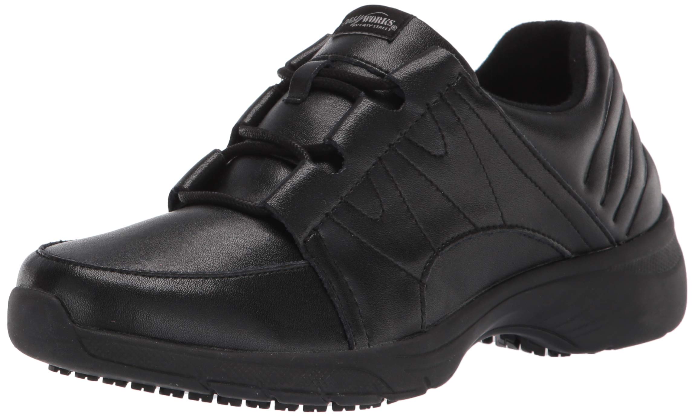 Easy Works by Easy Street Women's Pepper Clog - Comfortable Slip-Resistant Work Shoes for Nurses, Chefs & Service Professionals